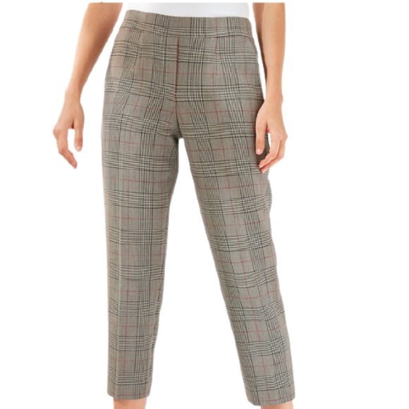 Aritzia Pants - Babaton Aritzia Conan Cropped Plaid Dress Pant